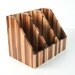Upcycled Reclaimed Recyled Wood File Holder Magazine Holder