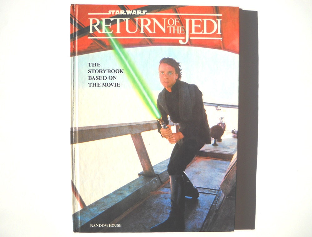 Vintage Star Wars Book: Return of the Jedi Storybook 1980s