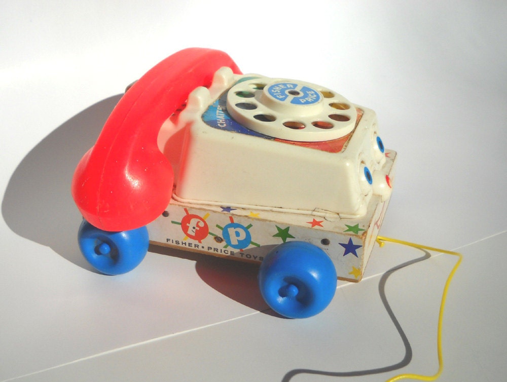 Fisher Price Chatter Telephone 747 Vintage Toy