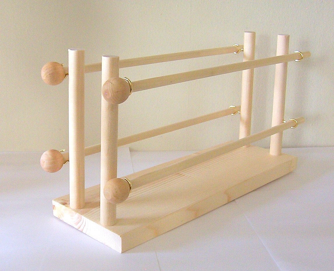 Scrapbook Ribbon Holder Storage Rack Organizer Holds 75 Spools