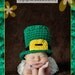 St. Patrick's Irish or Piligrim Hat Crochet Photography Prop Ready Item