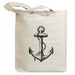 Vintage Sailboat Anchor Eco Friendly Tote Bag (id0001)