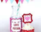 Printable Valentine's Bottle Wrap - soda, milk, juice, etc Il_170x135