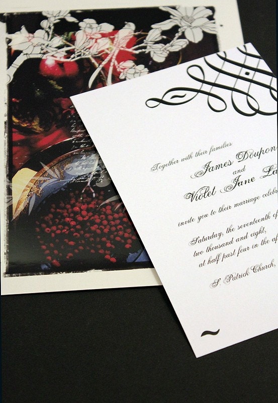 Wedding Invitation - Calligraphic serie - printable PDF