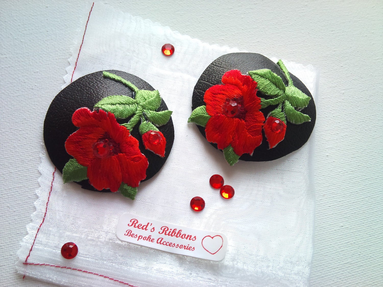 Red Rose Nipple pasties