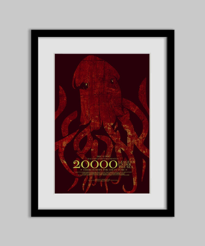 20000 Leagues Under the Sea - Poster - 13X19