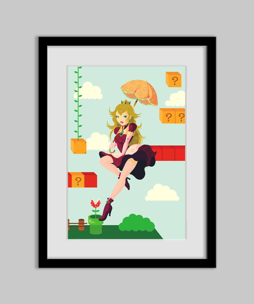Princess Peach - Super Mario Brothers - Poster - 13X19