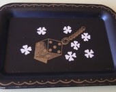 Vintage PaintedTray Set Mid Century Nashco