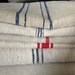 Vintage European Grain Sack - Blue Stripe