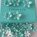 Tiffany Blue Turquoise 3D Stephanotis Flowers 100% edible cake and cupcake toppers