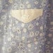 1930's Handmade Blue and White Floral Feed Sack Dress