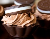 Cupcake soaps - Oreo Chocolate Cupcake Soap- Goat Milk soap
