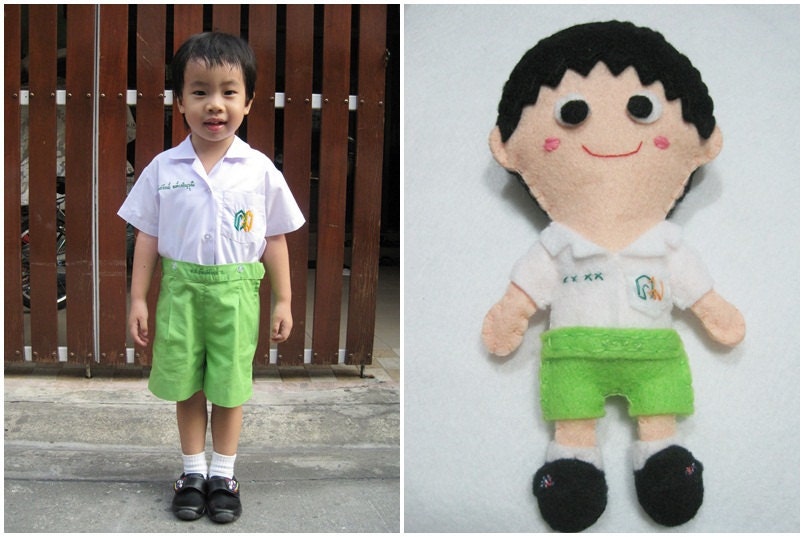 Personalized Children, Felt Doll, Unique Kids Toys, Children Soft Toys, Personalized Toddler Toys, Eco Kids Toys, Plush doll, Rag doll