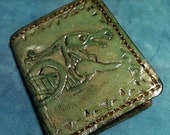 Men's Celtic Wallet, Green, Soft Lining-Made to Order