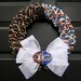 Find a Cure Pink Breast Cancer Awareness  Beaded  Wreath