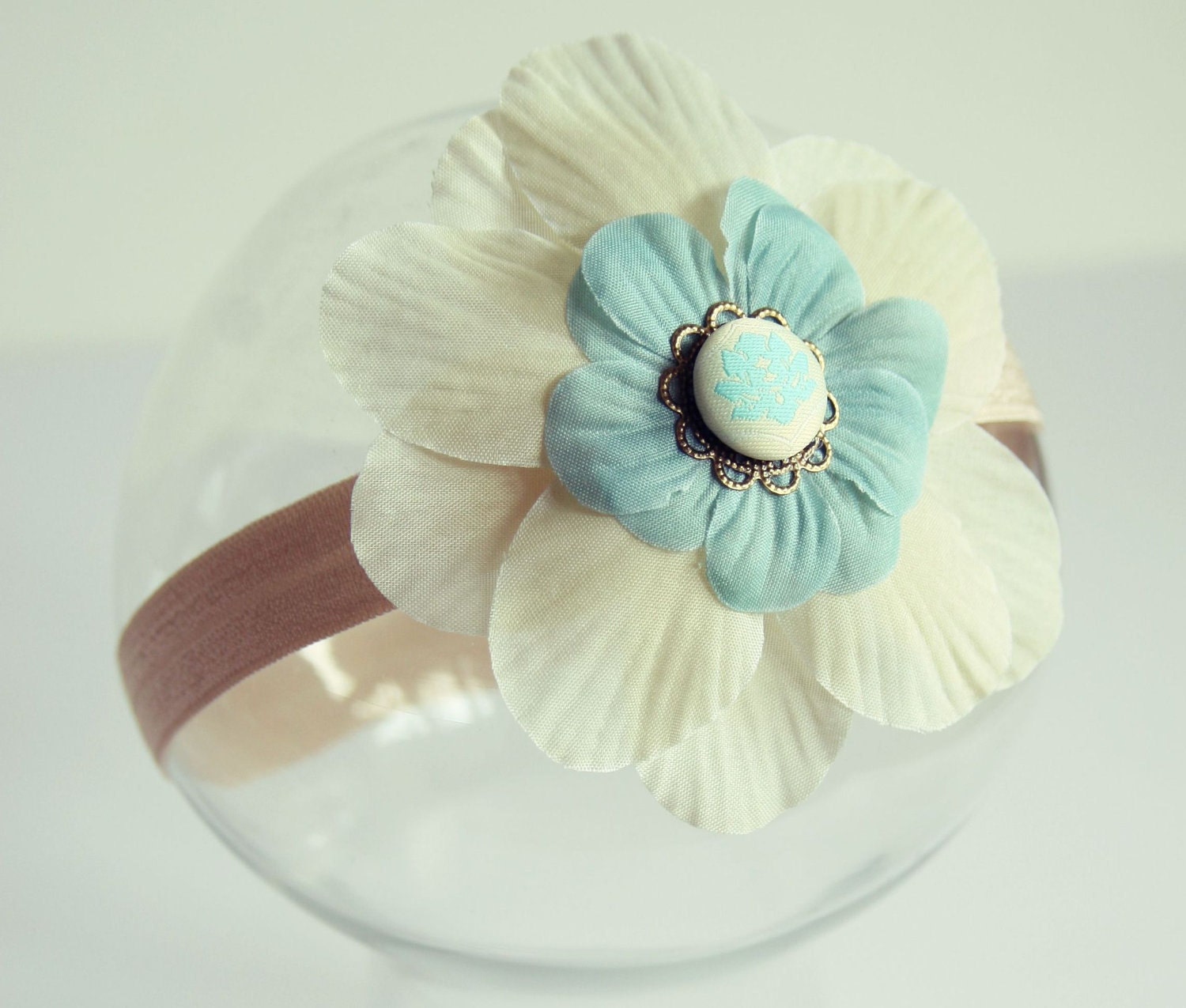 Baby Headband - Seaside Elegance