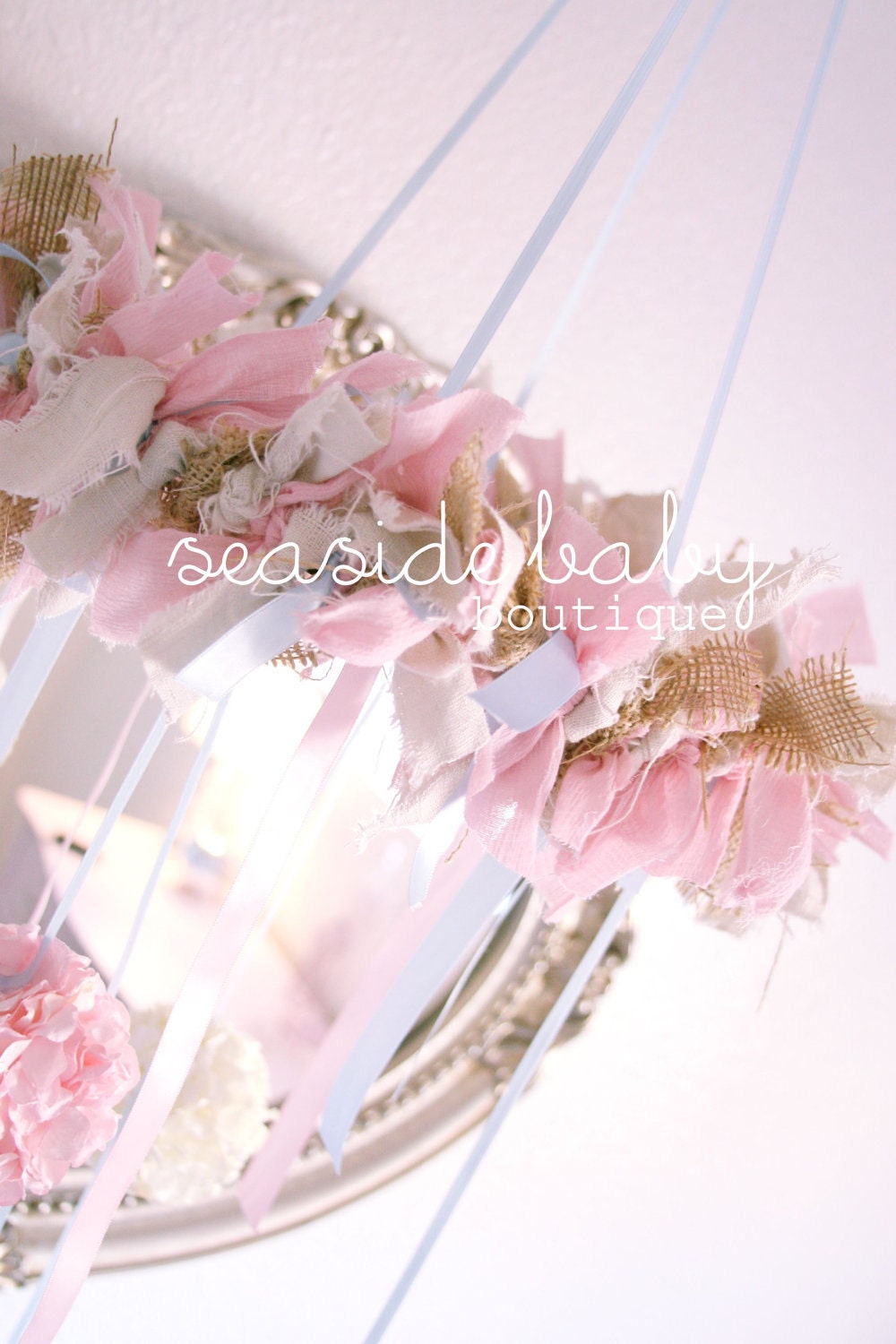 Shabby Chic Crystal Mobile