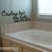 Cowboys Don't Take Baths, Unless Mom Says So - Vinyl Wall Art - Child, Boy, Girl, Gift, Bathroom, Bath - FREE Shipping