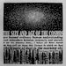 COSMOS - woodcut -  orignal relief print - Carl Sagan - Quote - Stars