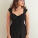 Black and White Polka Dot Bustier Grunge Founce Dress
