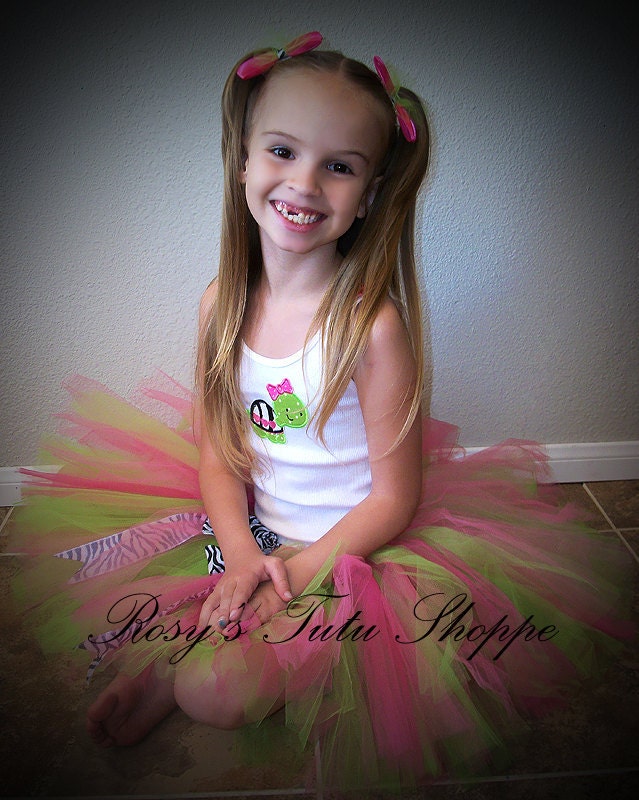 Adorable Turtle Tutu Set (up to a 21" waist) Il_570xn