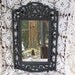 Ornate Black Mirror, French Country, Country Cottage, Upcycled, Zebra, Liopard, Gothic