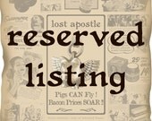 RESERVED FOR DAVE