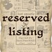 RESERVED FOR EMMA