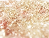 Pink and Gold Glitter - Fine Art Photography, Metallic Finish, Wall Art, Home Decor, Girly, Sparkly - 8x10 - SweetMomentsCaptured
