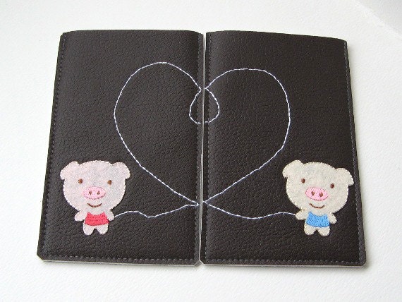 Synthetic Leather iPhone / iPod touch cases - Piggies - sp032