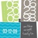 Custom Date Art Print / Typographic Personalized Anniversary Gift / 8x10 Graphic Digital Print / Wall Art Poster / Design Your Own