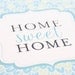 Home Sweet Home Art Print / Typography Wall Art Poster / 8x10 Digital Print / Choose your Color Palette
