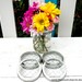 Wide Mouth Mason Jar Flower Frog Lids - Set of 4 - Upcycled DIY Flower Arrangers or  or Potpourri Lids