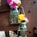 DIY Hanging Mason Jar Luminary Lantern Lids - Set of 6