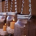 DIY Hanging Mason Jar Luminary Lantern Lids - Set of 6