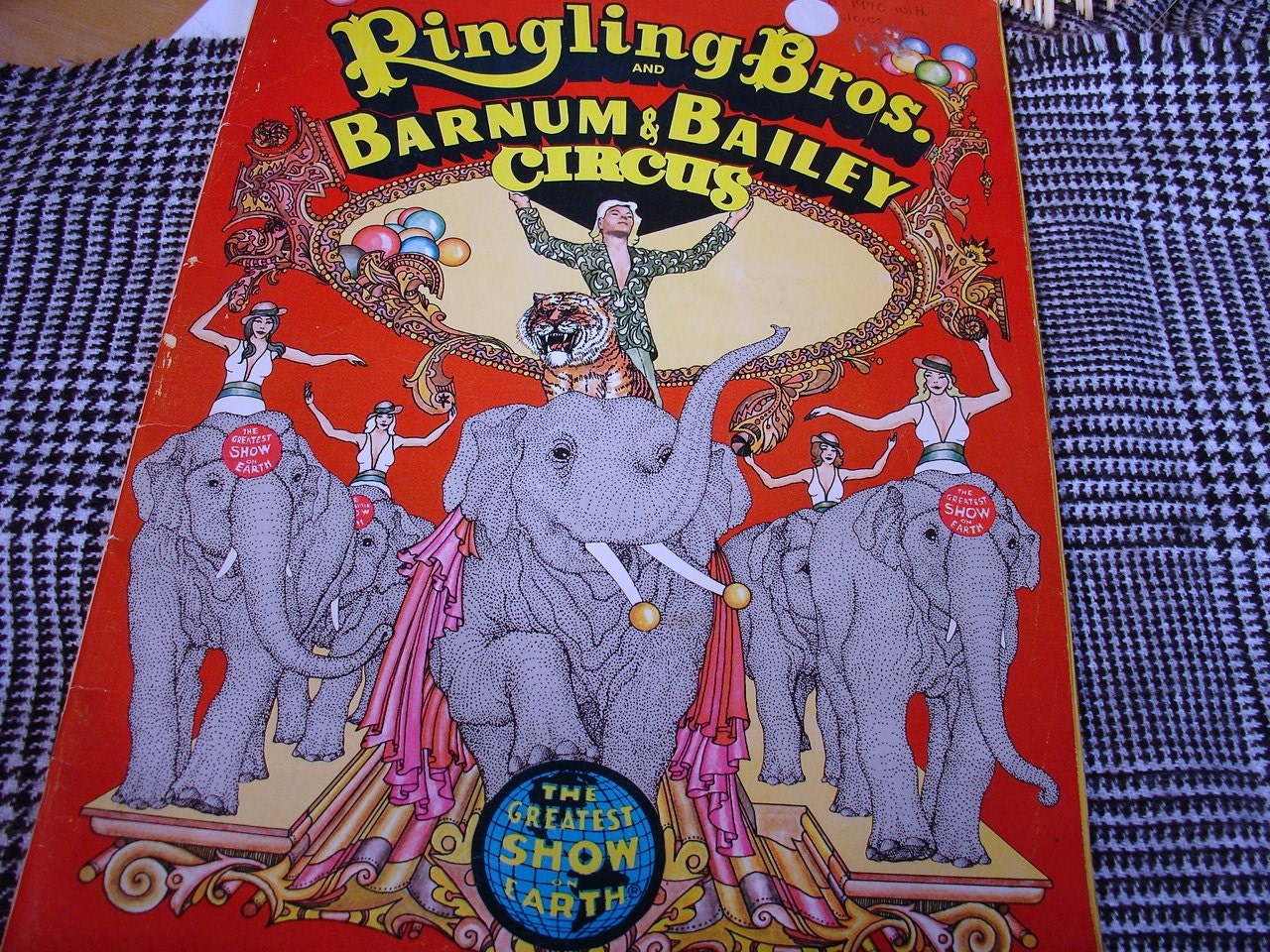 Vintage Ringling Bros Circus Program