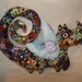 Plush monster ooak Fairy dog unique fabric art doll