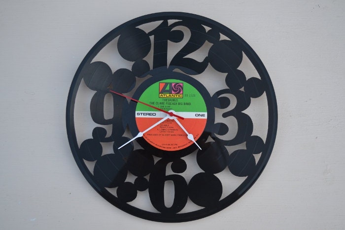 Vinyl Record Album Wall Clock (artist is The Clare Fischer Big Band)