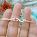 Karma-infinity bracelet, Khaki string karma bracelet for her, gift for him