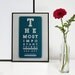 The most important things are not things. Dark teal screenprint 11.7 x 16.5 (A3)