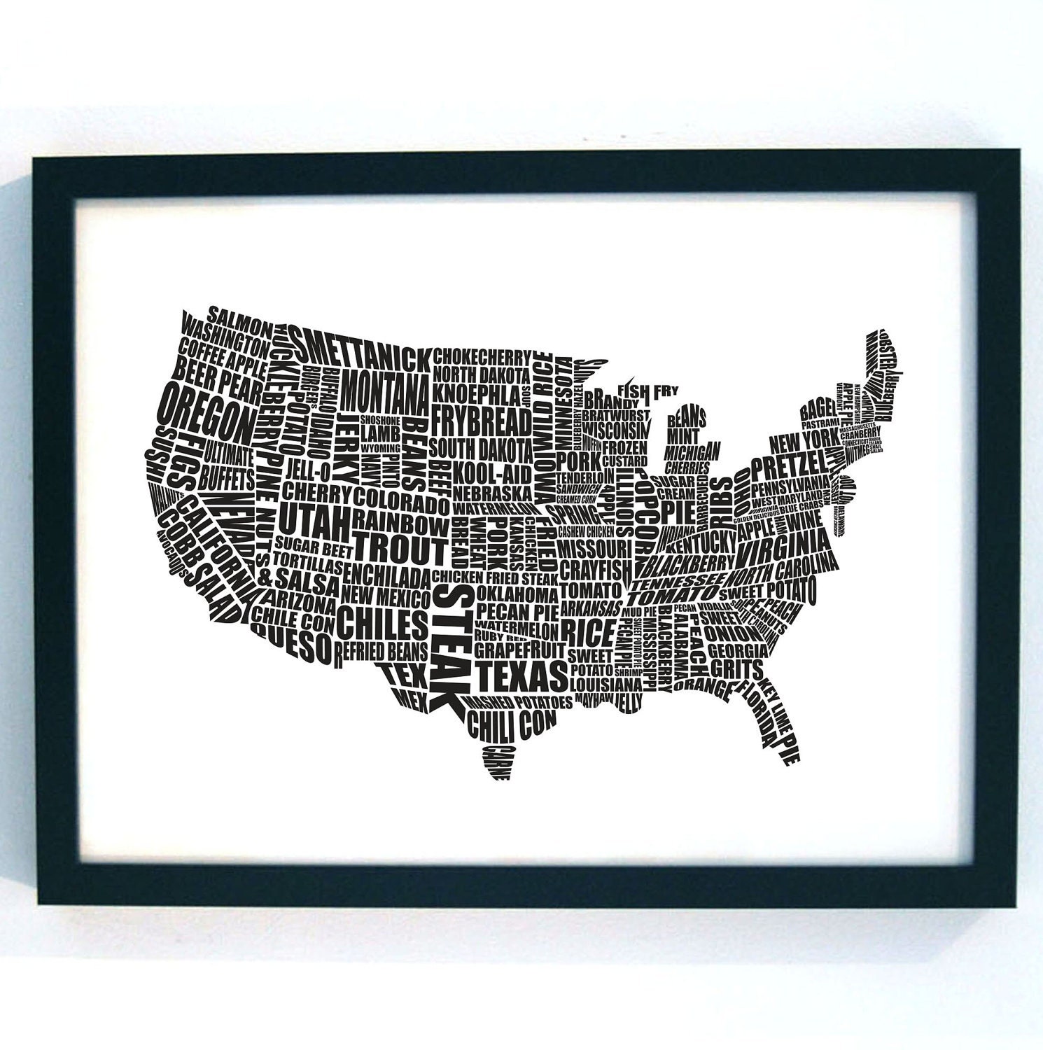 USA Gastronomy A2 60x42cm