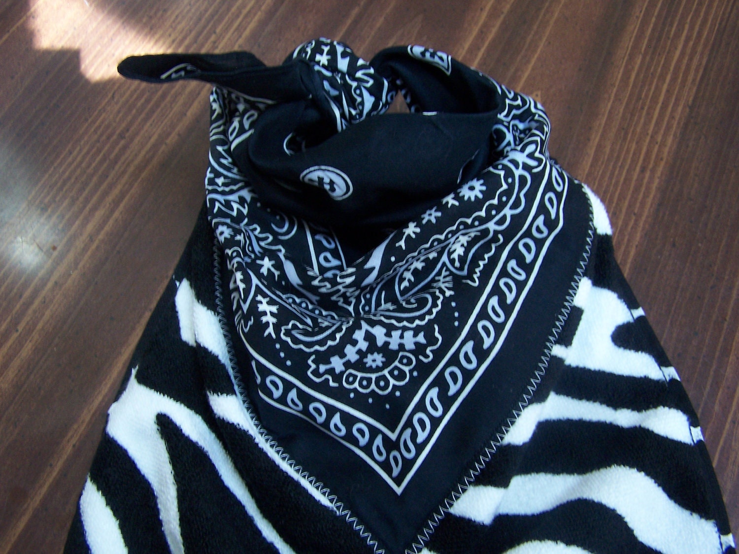 One Size Fits Most- Cowboy/girl Bandana Baby Bib- READY TO SHIP Unique gift