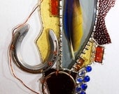 Stained Glass Window Sun Catcher Unique English Equestrian Art