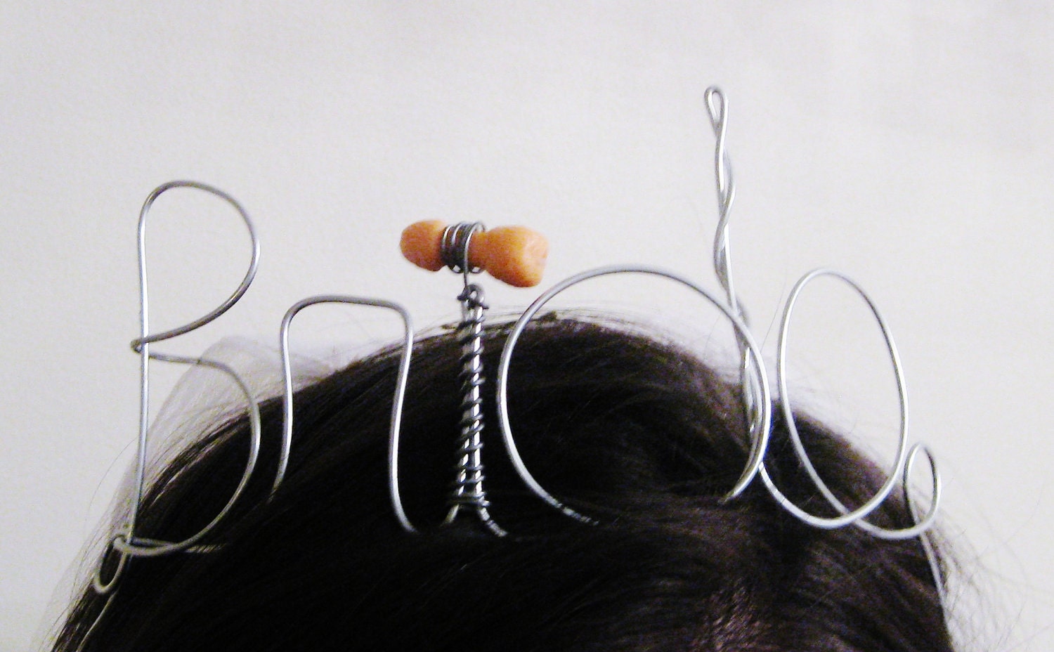 RUSH Bride Wire Word Tiara for Bachelorette, Bride Gift, Bridal Shower & Bachelorette Gift or Decoration, Naughty Version :) Mature