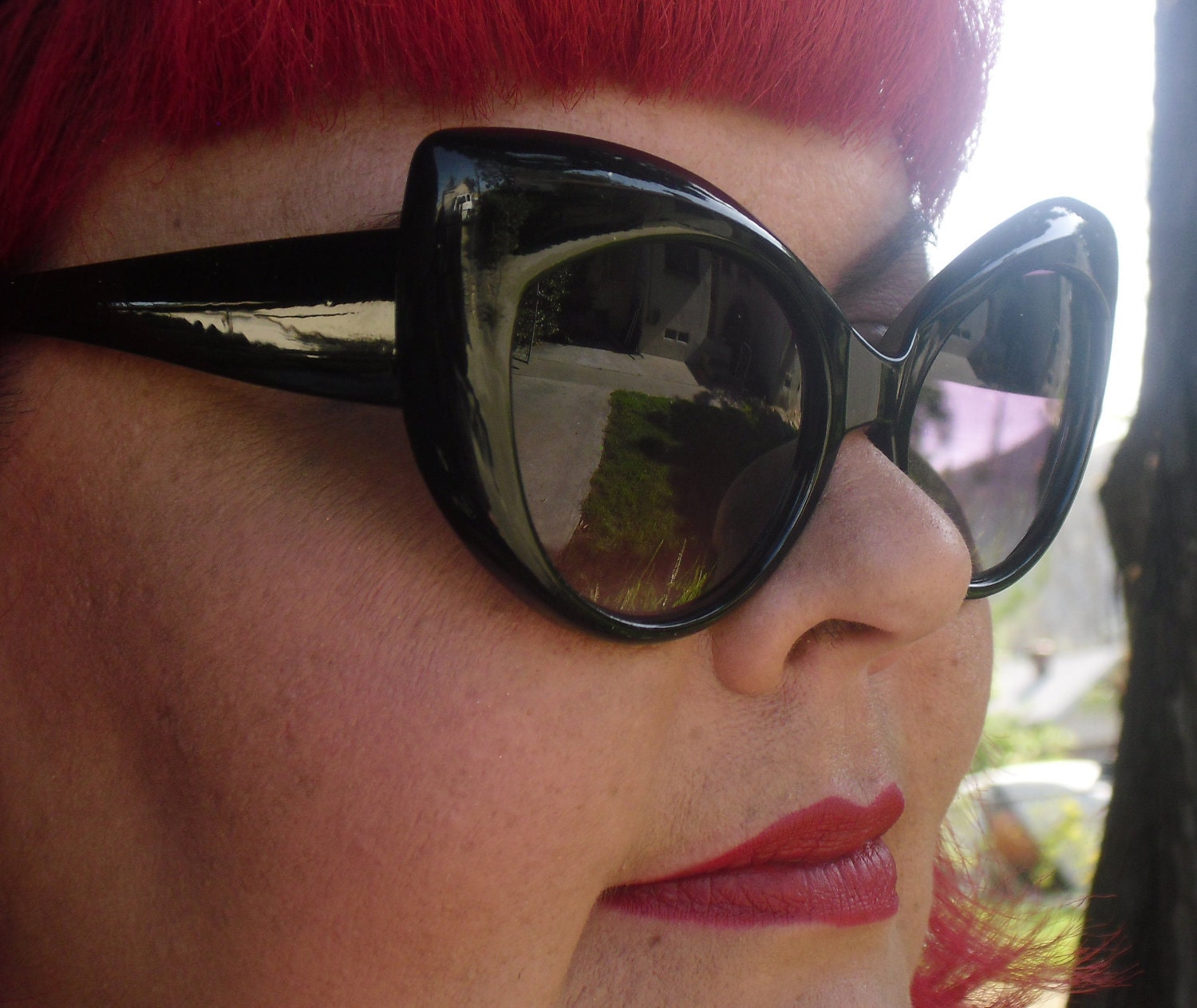 Sexy in Black Cat eye Sunglasses Rockabilly 50 Fashion Retro inspired reserved