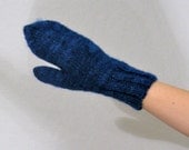 Luxury Fiber Mittens Baby Alpaca Blue