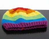 Rainbow Beanie Hat GLBTQ Pride