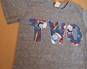 Thomas Train Boys Birthday Shirt Organic Blend Tee Tank Engine