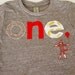 Sock Monkey Detail Birthday shirt Customize colors Boys Girls Organic Blend Birthday Tee first second etc birthda