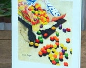 Frameable 5 x 7 Note Card Jelly Beans